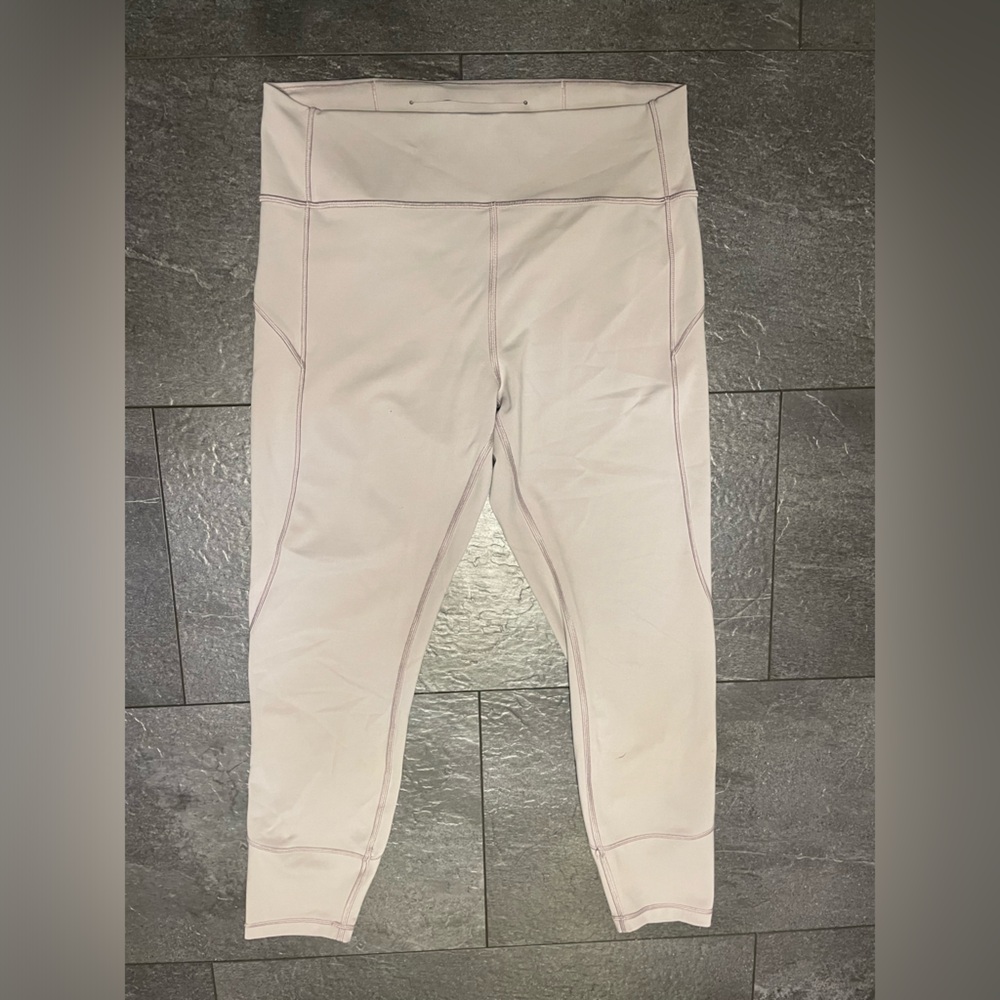 Lululemon leggings - light gray, size: 12
